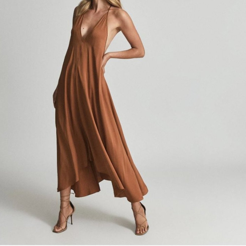 Reiss Mabel Dress - Caramel _ Size 4